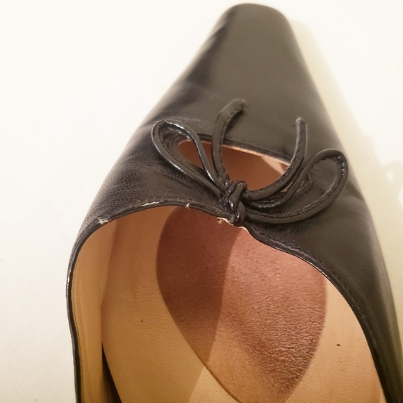 Gianni Bini Black Mules With Bow Detail Size 8.5 - Picture 6 of 7